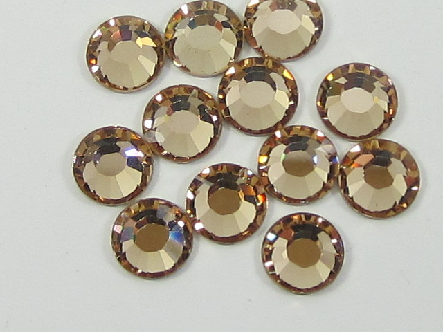 1 Gross 3ss LIGHT COLORADO TOPAZ HOTFIX European Rhinestones